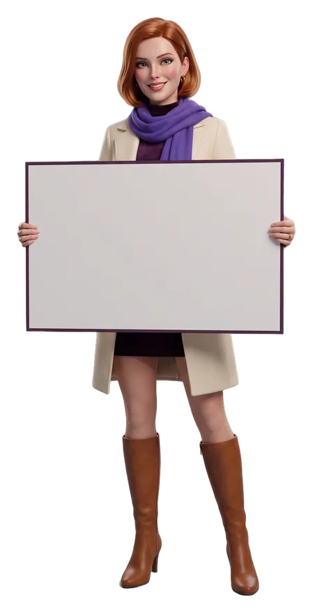 A woman holds up a board: gaming rooms, not casinos
